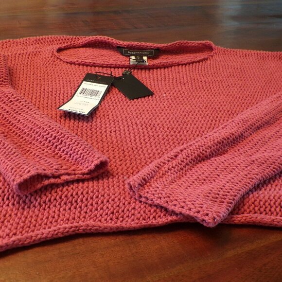 BCBGMaxAzria cropped sweater with side slits   NWT - Picture 5 of 5